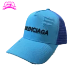 کلاه بالنسیاگا آبی طرح Balenciaga