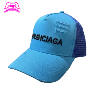 کلاه بالنسیاگا آبی طرح Balenciaga