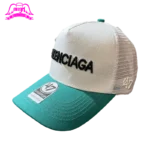 کلاه بالنسیاگا سفید طرح Balenciaga