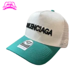 کلاه بالنسیاگا سفید طرح Balenciaga